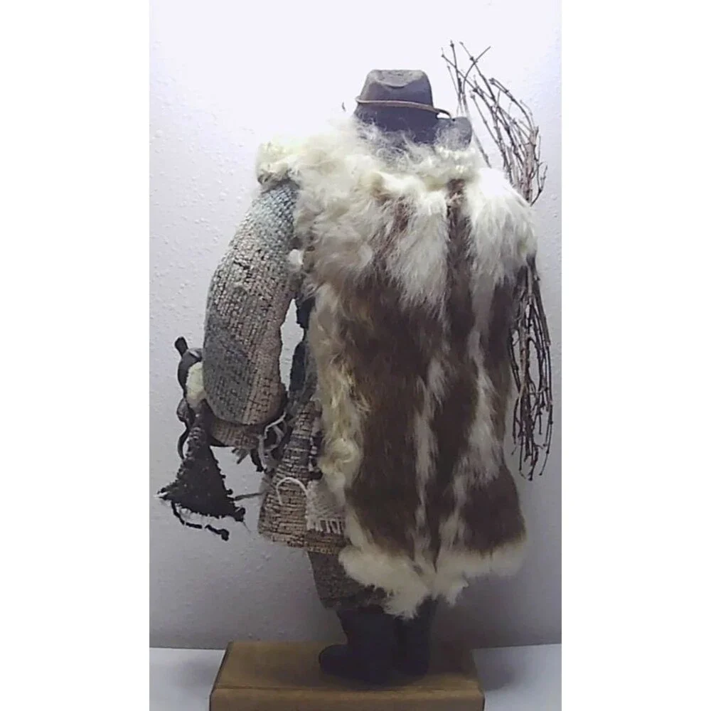 VTG 1994 Jana Southwick Santa Rustler Cowboy w/ Fur 18